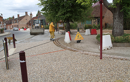 réfection des trottoirs de Chaon - 2015